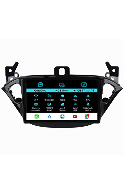 NavStore Navigație dedicată Opel Corsa E/Adam (2012-2019), 9Inch, 4Gb Ram, 64Gb Stocare, Carplay