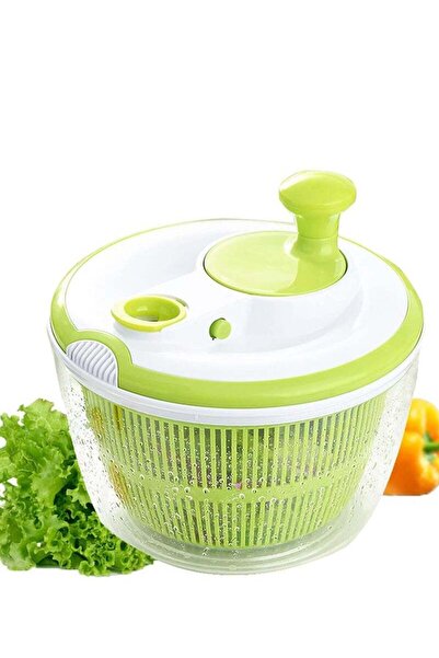 Generic JAJEEK Dryer Salad Spinner â€“ Lettuce Spinner with Lid Lock and Rotary Handle, Quick Vegetable Wa