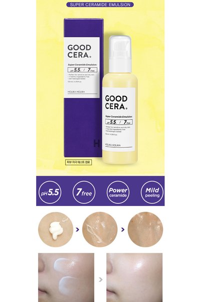 Holika Holika Good Cera Super Ceramide Emulsion - Emulsion That Supports Moisturization and Barrier 130ml