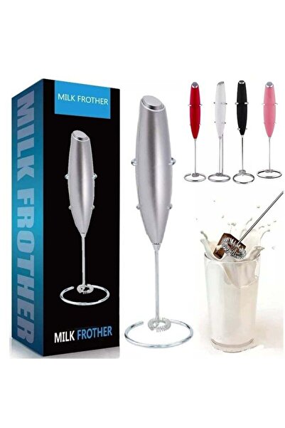 Generic MODERN HOME Milk Frother Handheld With a special stainless steel holder, Foam Maker for Lattes, Whi