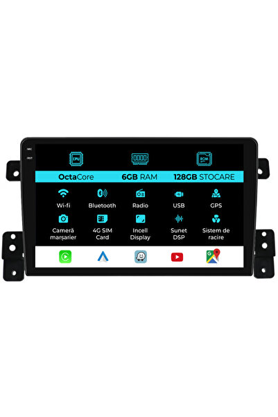 NavStore Navigatie Dedicata Suzuki Grand Vitara 3 (2005-2015), 9Inch, 6Gb Ram...