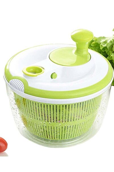 Generic Aroos Large Salad Spinner 5QT â€šÃ„Ã¬ BPA-Free Manual Lettuce Dryer & Vegetable Washer with Quick D