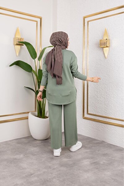 MODAMÜNASİP Comfortable and Stylish Two-Piece Suit with Great Cotton Viscose Pants