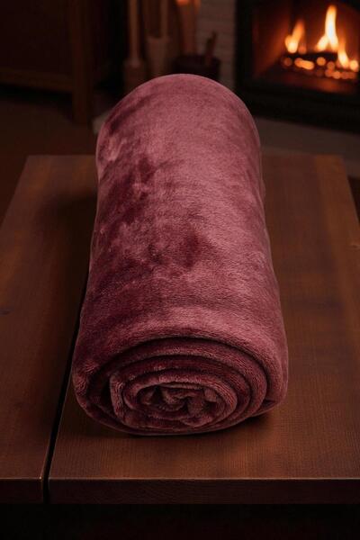 lissehome بطانية سوفتلاين ناعمة وخفيفة باللون القرفة مقاس 150×200 سم (فردية)