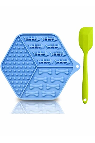 Generic SYOSI Lick Mat, Suction Cups, Silicone Dog Licking Mat, Dog Slow Feeder Lick Pad for Pet Bathing, G