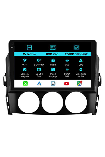 NavStore Ειδικό σύστημα πλοήγησης Mazda MX-5 (2005-2015), 9 ίντσες, μνήμη RAM...