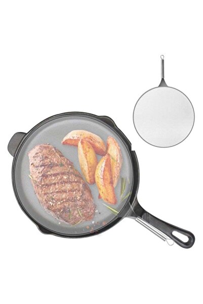 Generic SYOSI Grease Splatter Screen for Frying Pan Stainless Steel Grease Splatter Guard Stops 99% of Hot