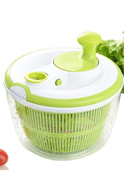 Generic Large Salad Spinner 5QT â€“ BPA-Free Manual Lettuce Dryer & Vegetable Washer with Quick Dry Design,