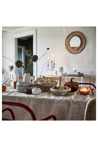 IKEA HÖSTAGILLE Tablecloth, beige, 145 x 240 cm