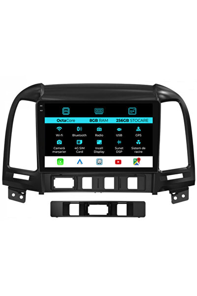 NavStore Navigatie Dedicata Hyundai Santa Fe (2005-2012), 9Inch, 8Gb Ram, 256...