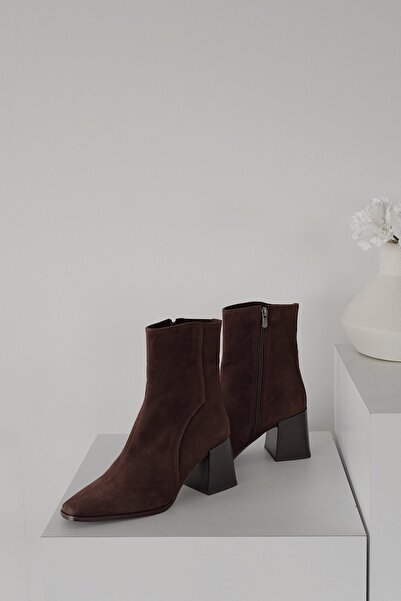 Meral Özgenç Küt Burun Kalın Topuk Bot