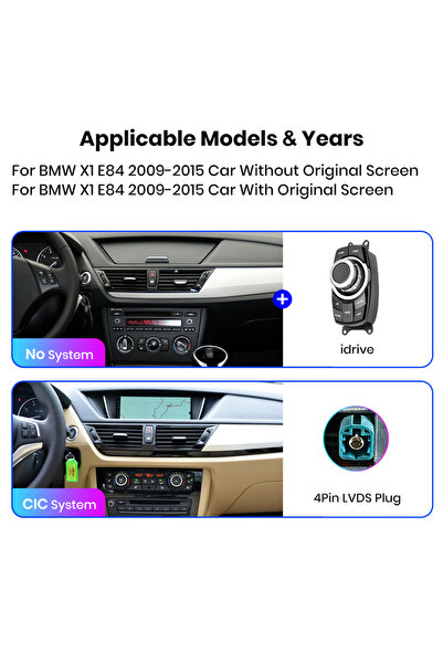 NavStore Dedicated Navigation BMW X1 E84 (2009-2015), 10.25 Inch, 4Gb Ram, 64Gb Storage, Carplay CIC