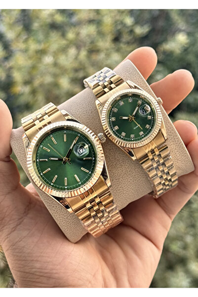 Tulpar New Season Steel Cord Calendar Trend Model Lover Couple Watch