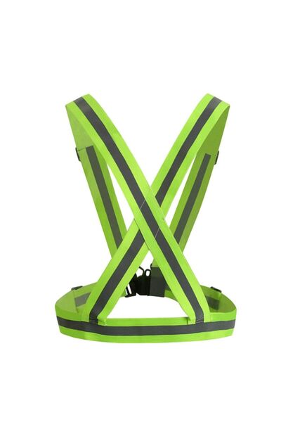OEM Reflective Harness Adjustable Elastic Universal Green