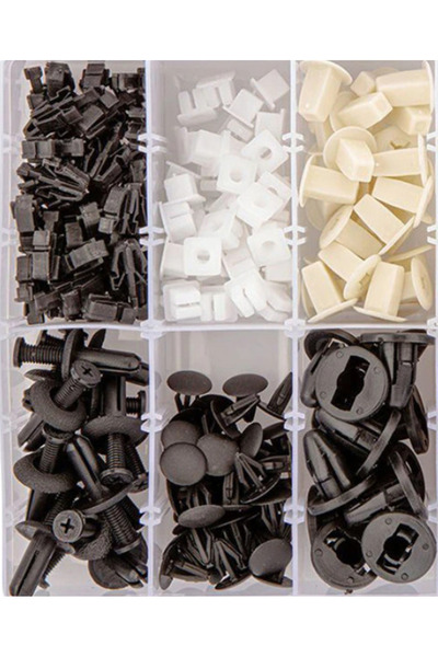 Jack Box of 370 Mitsubishi / General Motors Car Clips 12 Sizes