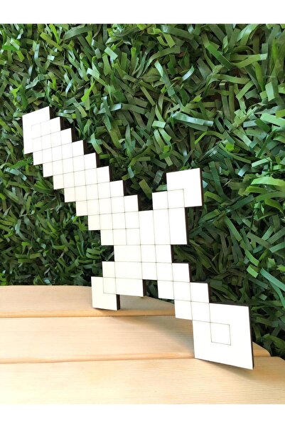 GKCREATİVE.CO Mınecraft Kılıç Ahşap Figür