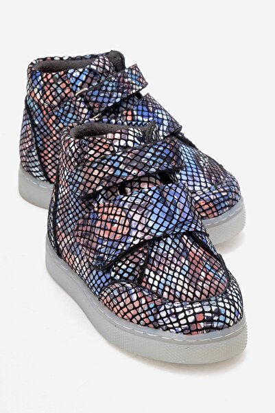 mnpc Erkek Çocuk Çok Renkli Hakiki Deri Suya Dayanıklı Anatomik İlk Adım Bot