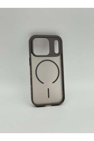 GENERAL Matte Translucent Magnetic MagSafe Compatible Phone Case For iPhone 17 Pro Max - Soft Edge Cover