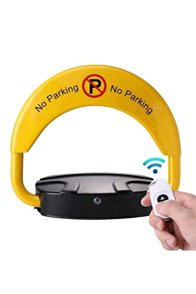 BASHAR Automatic Parking Lock Battery Operated Remote Control Yellow