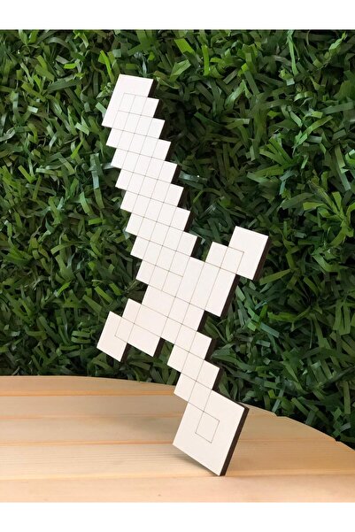 GKCREATİVE.CO Mınecraft Kılıç Ahşap Figür