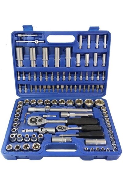 OEM Kit 108 Pieces Ratchet Socket Wrench and Adapters