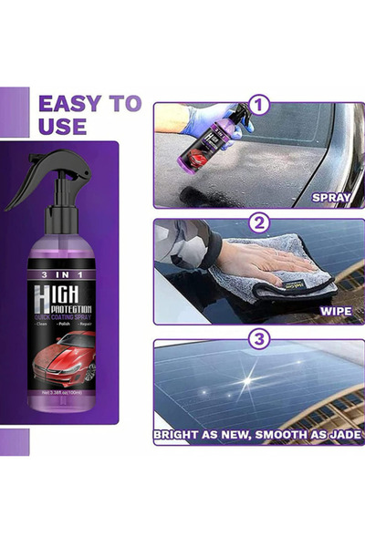 MANDU Sticla cu spray pentru tratament ceara lichida 3in1