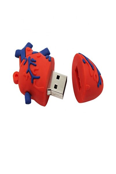 Prof ذاكرة فلاش USB على شكل قلب بسعة 16 جيجابايت