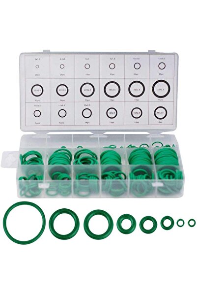 Andu Box of 270 GREEN Rubber O-Rings Clima AC 18 Dimensions AND