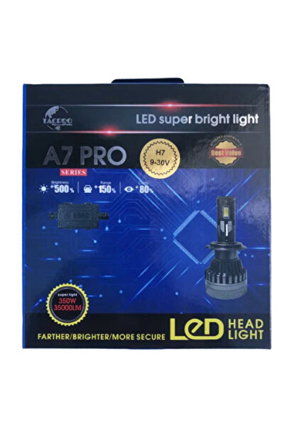 XL Becuri cu Led H7, Canbus, A7PRO, 350W, 6000K, 35000 lm
