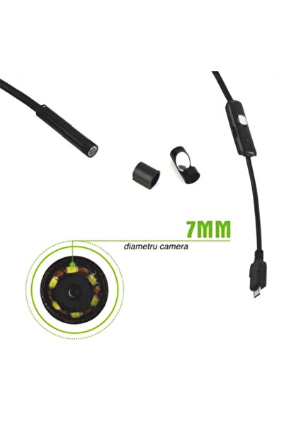 MANDU Endoscope Camera Android 10 Meters Waterproof Universal Slim for Car Inspection MicroUsb Connection