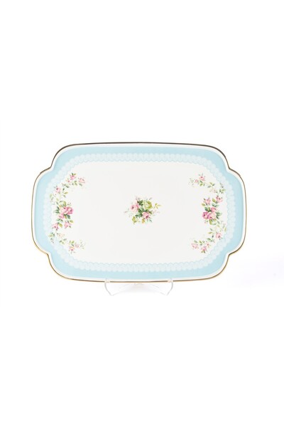 Mikasa Moor Rose Charm Serving Plate 32X21Cm