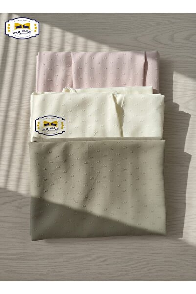 Brides 3 pieces / Prayer sheet, tie-on style, polka dot pattern, multiple colors