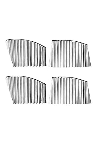 LILY Set of 4 retractable car sunshades for front and rear side windows GREY