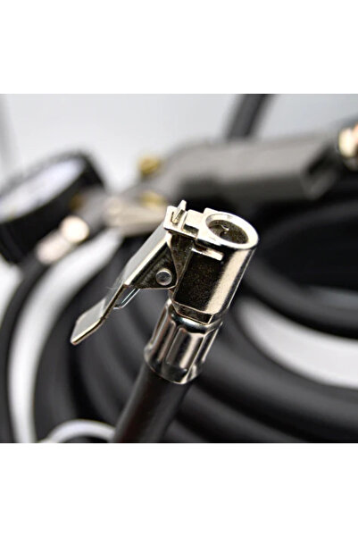 auto Tire inflation hose with pressure gauge l= 13m