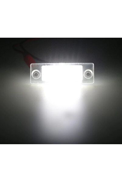 Ruan Set of 2 LED license plate lights for VW Touran Caddy Golf Plus Passat Transporter Skoda Superb