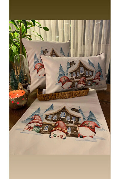 KIRLENTİM 3 قطع-H1253 مجموعة كومبين من وسائد الزينة الداخلية وسجاد الأرضيات م...