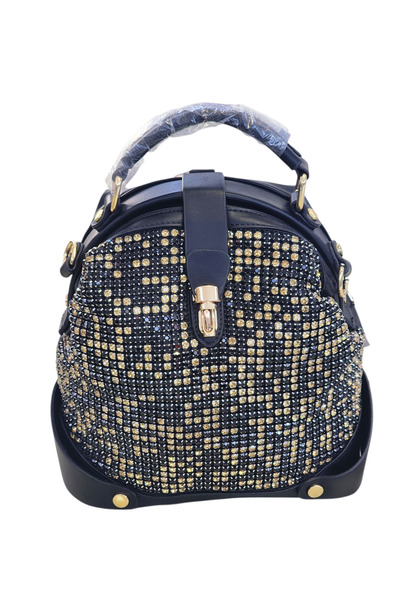 OUEEN ELİZABETH Crystal Stone 3 Optional (Hand-Shoulder-Back) Women's Bag