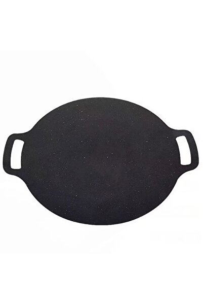 iTin Japanese Round Grill Non-Stick Hob 36cm, Multi-Layered, Handles, Gas Stove, Induction, Barbecue