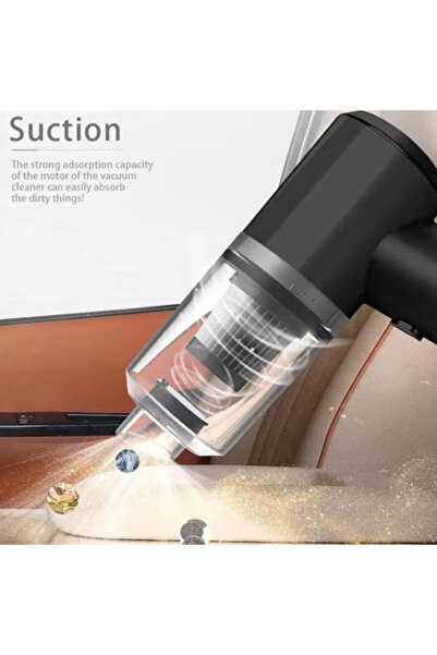 OEM Car Vacuum Cleaner Cordless 2in1 120 W With LED Light Black