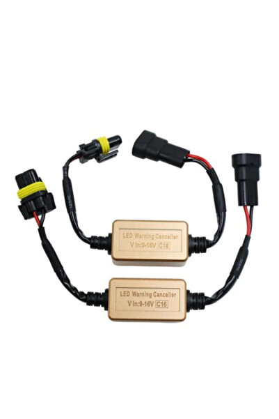 Ruan Set of 2 burnt out bulb error cancellers model C16 for LED and XENON bulbs: H1 H3 H7 H11