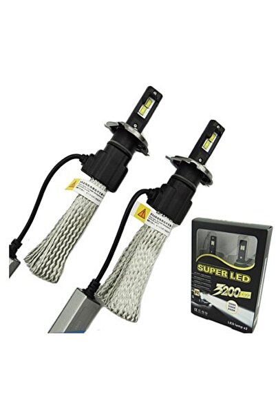 Ruan Set of 2 Car Lamps H1 Super Led 60W, 6400 Lumens, 6500K