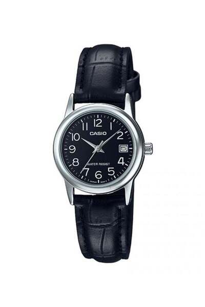 Casio Women's Water Resistant Leather Analog Watch LTP-V002L-1BUDF - 25 mm - ...