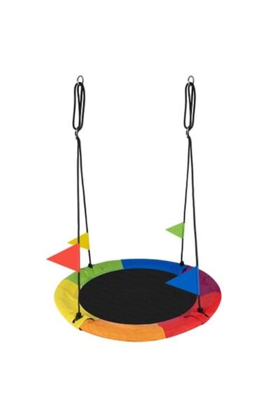 varioshop ® Leagăn cuib cu plasă, cadru metalic, rezistent la intemperii, Ø11...