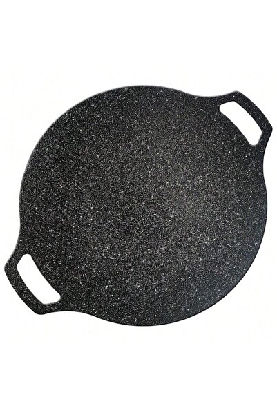 GARDEON Round Japanese Multi-layer Grill Plate with Handles, Non-stick, 32 cm, Black