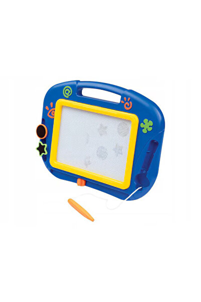 Playtive Junior Magic writing and drawing board Ardoise Magique, 4 colors, blue, 32.5x23.5x2.8cm, 270gr, 3+ years