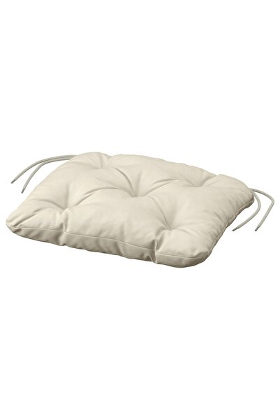 Generic Chair cushion, outdoor, light grey-beige, 36 x 32 cm