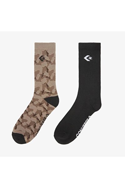 Converse Цветни чорапи Camo Crew Unisex, 2 чифта