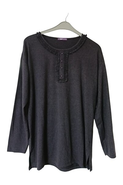 OceanGiyim Women's Mother Embroidered Hijab T-Shirt