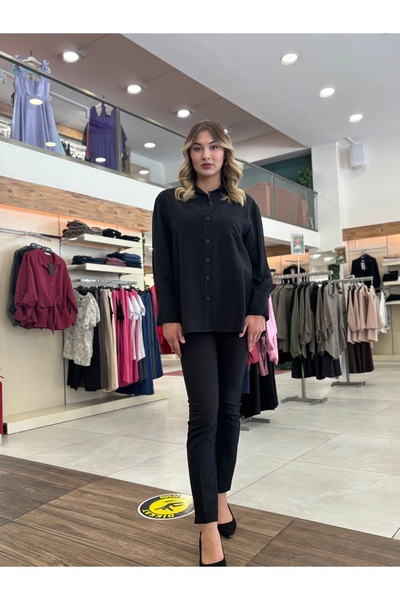 dörtelle Aerobin Fabric Classic Collar Long Sleeve Shirt