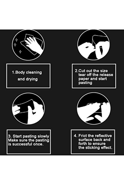 auto White honeycomb reflective tape 50 x 5 cm APPROVED